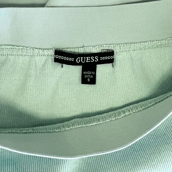 GUESS NWT Altea Midi Slip Asymmetrical Skirt, Small, Mint Green - Picture 7 of 10